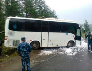 На трассе М5 «Урал» попал в ДТП пассажирский  автобус, есть пострадавшие