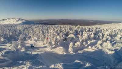 Глубина снега на Таганае достигла одного метра