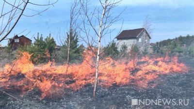 В Свердловской области разрастается природный пожар