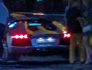 Lamborghini олигарха Аристова, прославившегося аварией с Rolls-Roycе, попал в ДТП