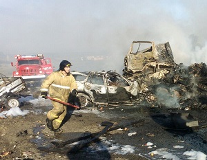 На  трассе Екатеринбург – Тюмень в страшном пожаре после ДТП погибли двое взрослых и ребенок (ФОТО)