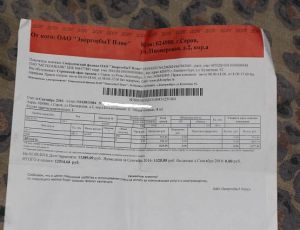 Жительнице Серова выставили счет за электроэнергию в несуществующем доме (ФОТО)