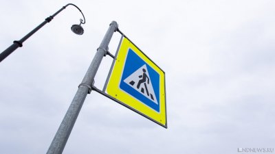 В центре Челябинска маршрутка сбила пешехода на переходе